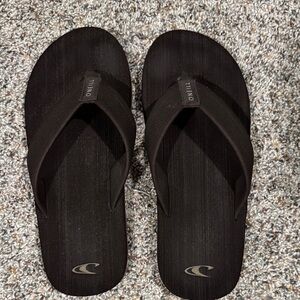 O'Neill Brown Men's Thong Sandals with Logo